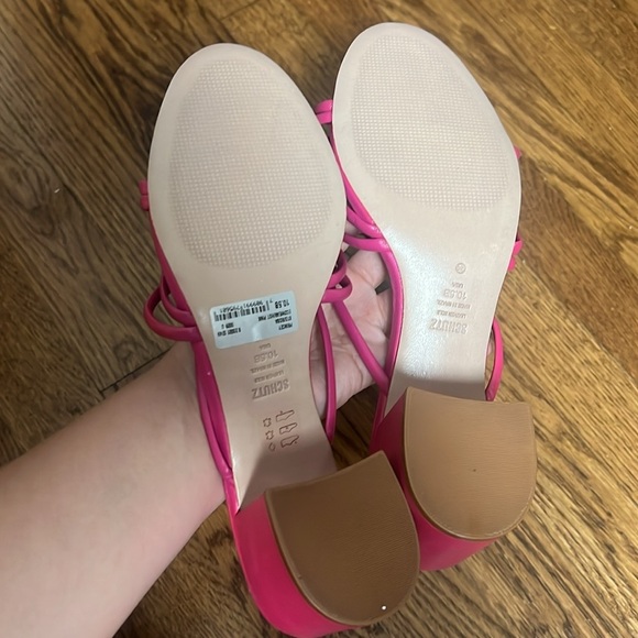 SCHUTZ Princey Sandal in Pink Size 10.5 - Picture 7 of 7